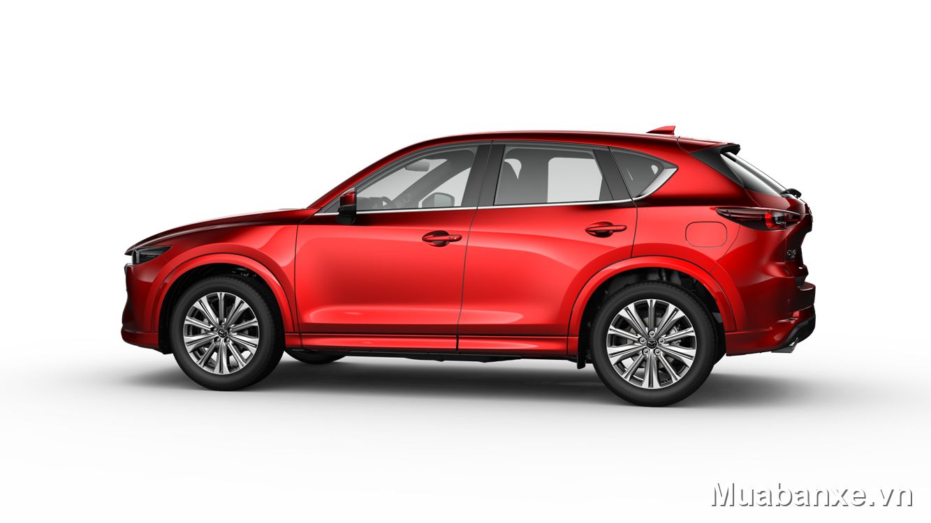 Mazda CX-5 màu đỏ nhìn ngang