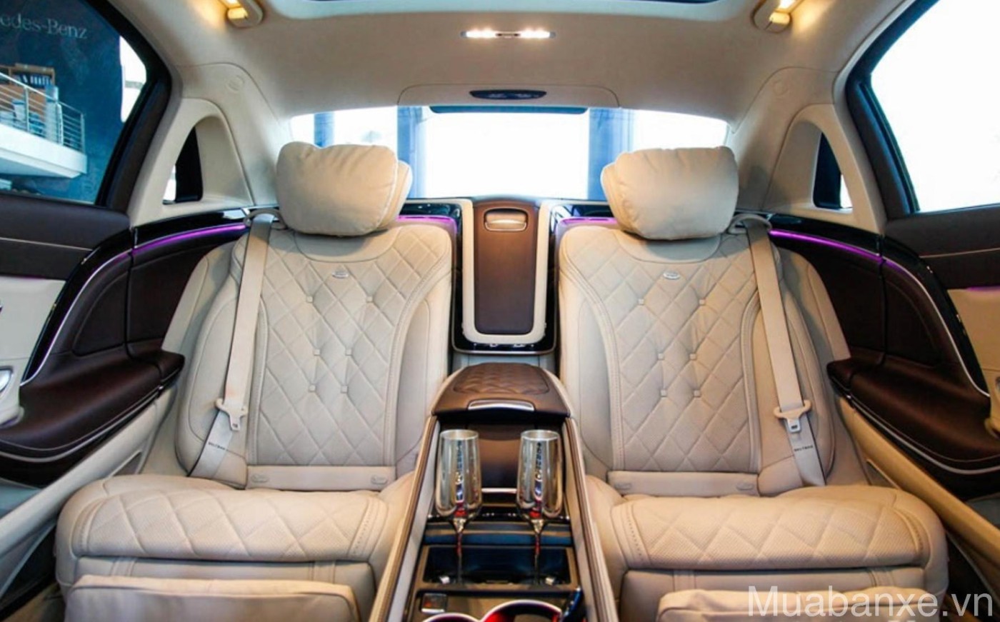 he thong ghe ngoi tren xe mercedes maybach s600 tinbanxe vn