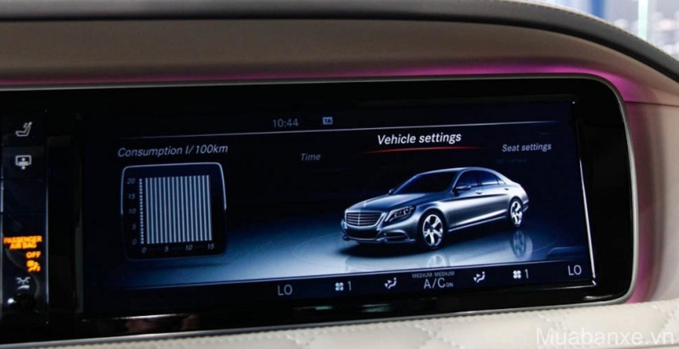 man hinh ket noi va giai tri tren xe mercedes maybach s600 tinbanxe vn