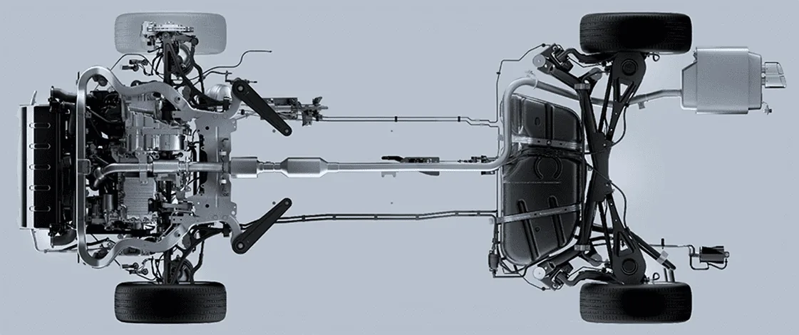 Mg Cyberster khung gầm