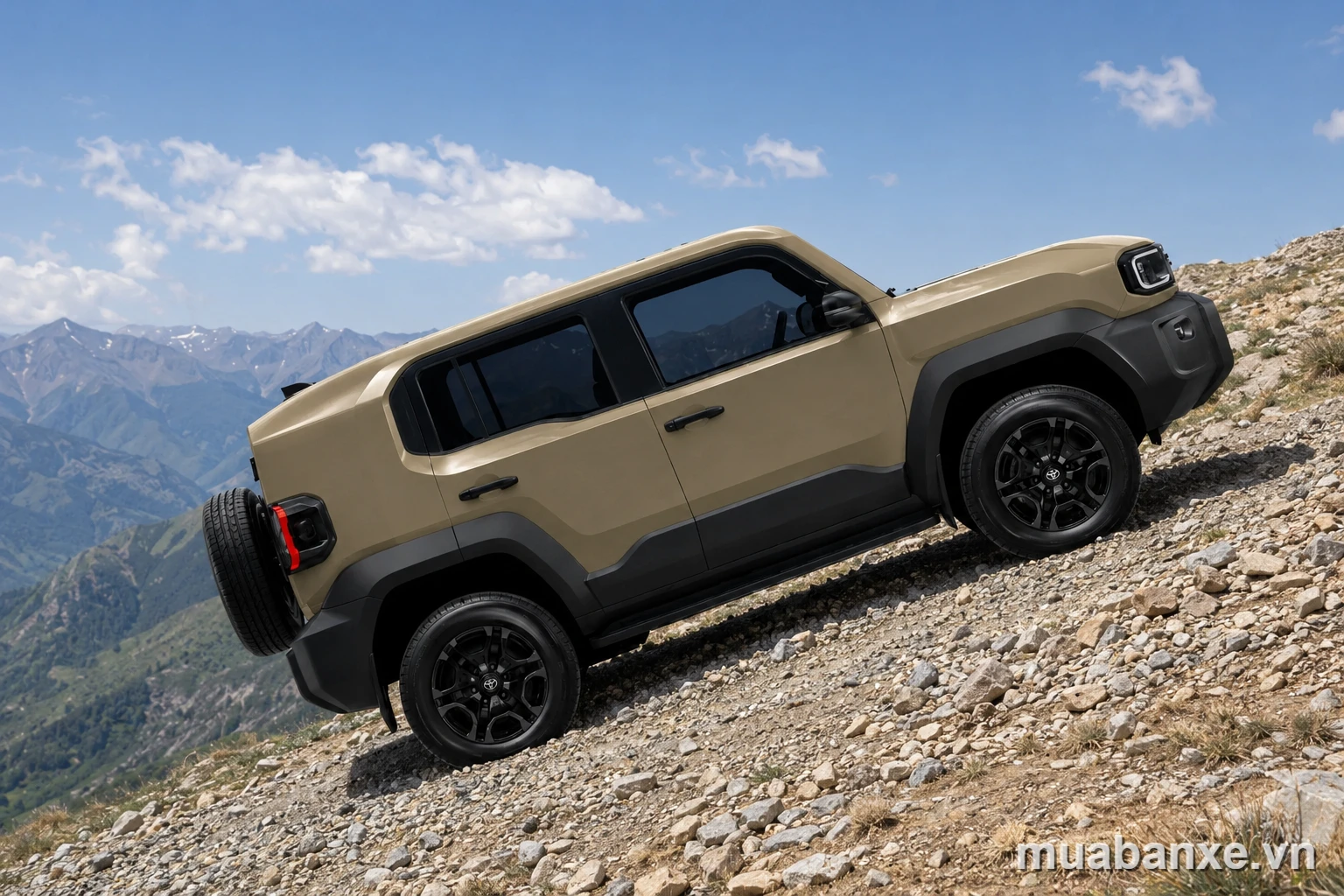 Toyota FJ chinh phục dốc núi