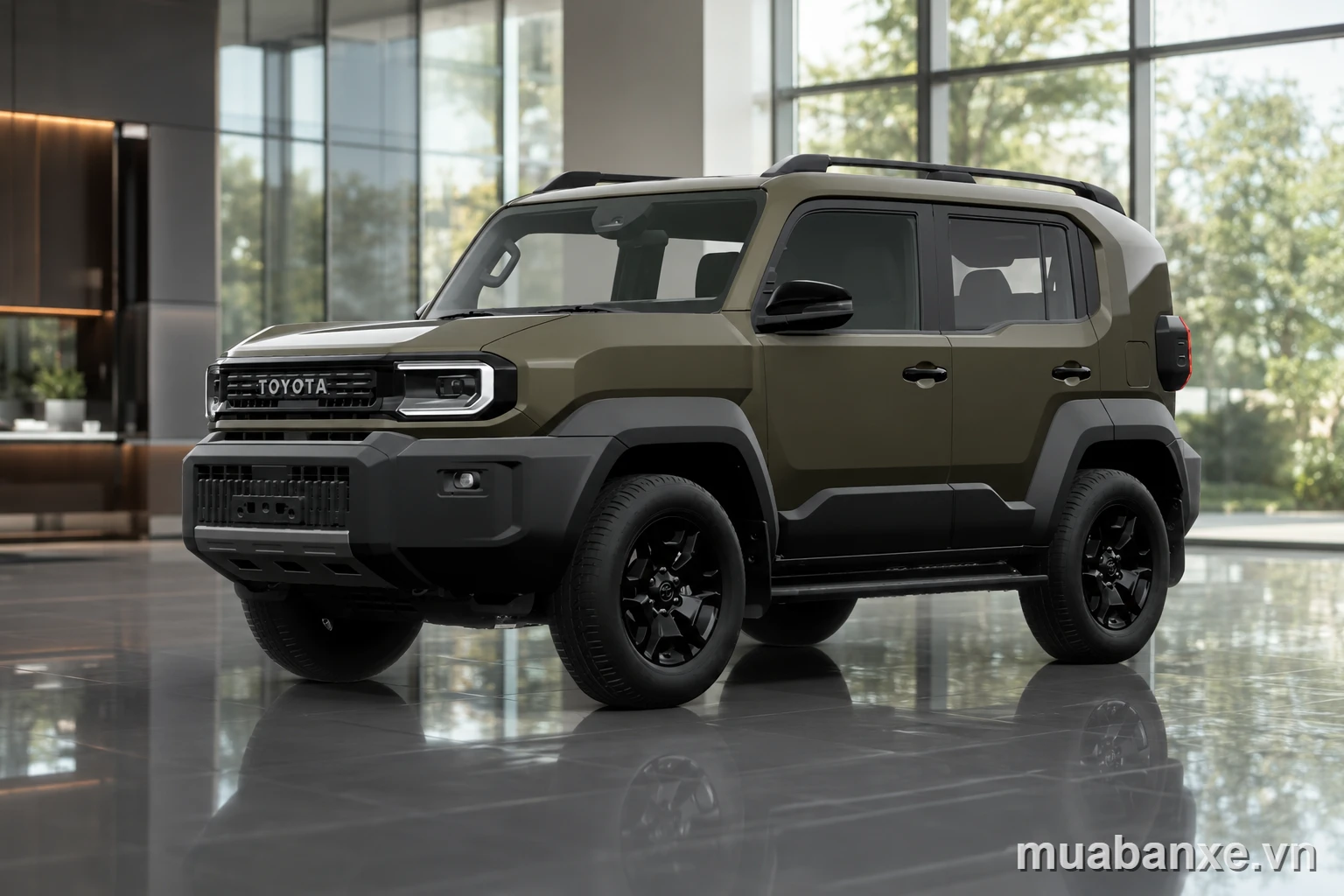 Toyota Land Cruiser FJ trong showroom