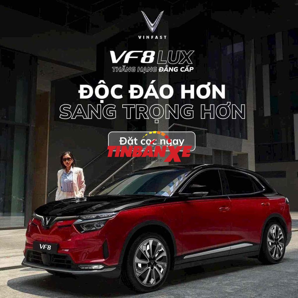 VF8 Lux Plus (Thuê pin) - Giảm tiền mặt 217tr