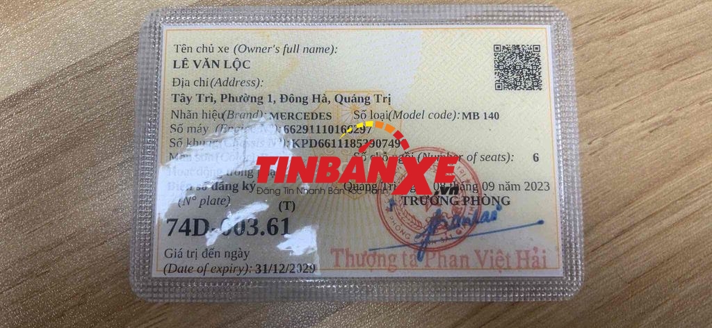 mb 140 doi 2004 cần bán