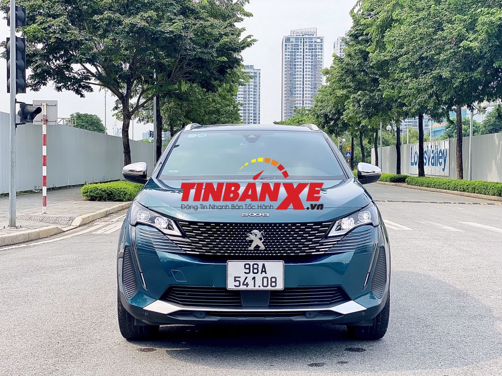 Peugeot GT 5008 sx 2022 màu xanh thiên thanh