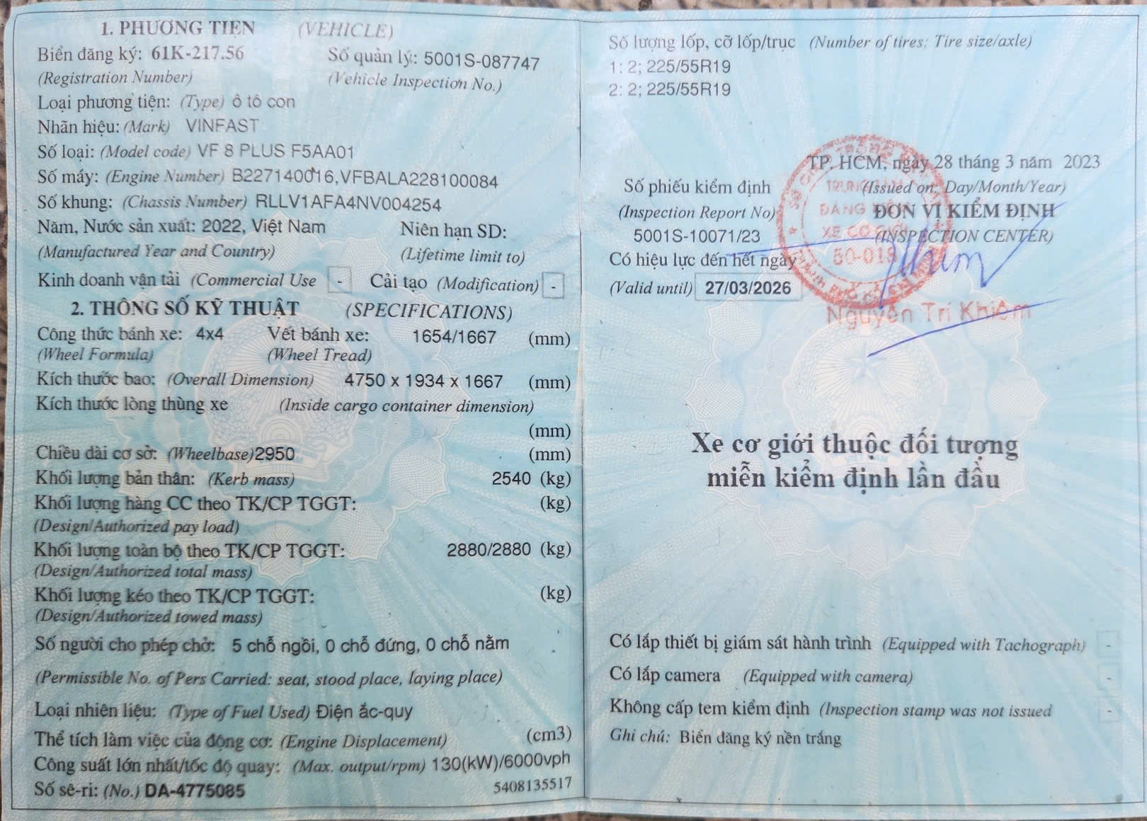 Cần bán xe Vinfast VF8 plus 2022