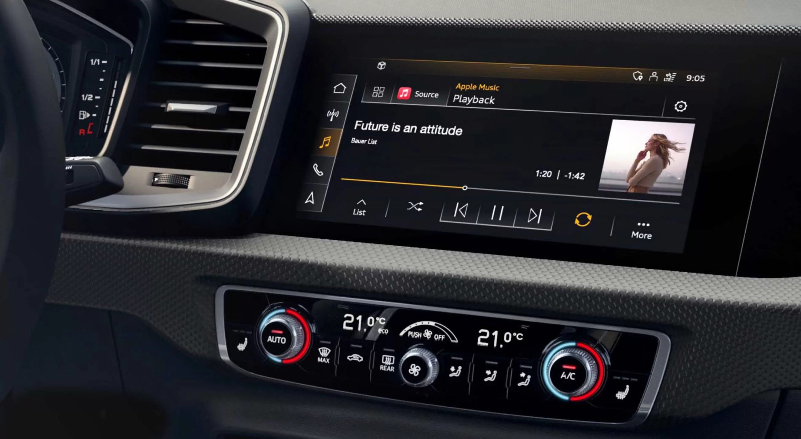 Trang bị tiện nghi & giải trí Audi A1