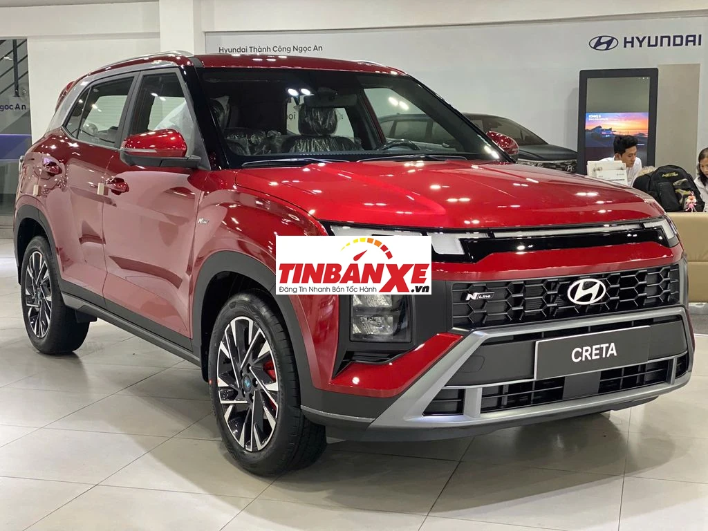 【XE SẴN GIAO NGAY】 HYUNDAI CRETA NLINE - MÀU ĐỎ