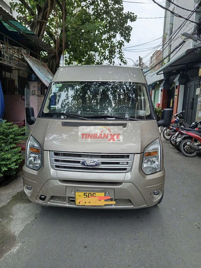Ford Transit 2013 16 chỗ Vàng cát
