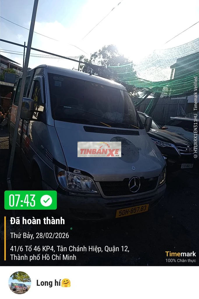 Mercedes-Benz Sprinter 2005 Bạc