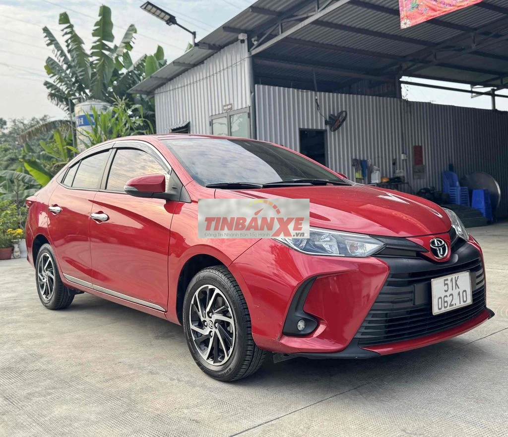 Toyota Vios 2021 E tự động Đỏ 68.000km