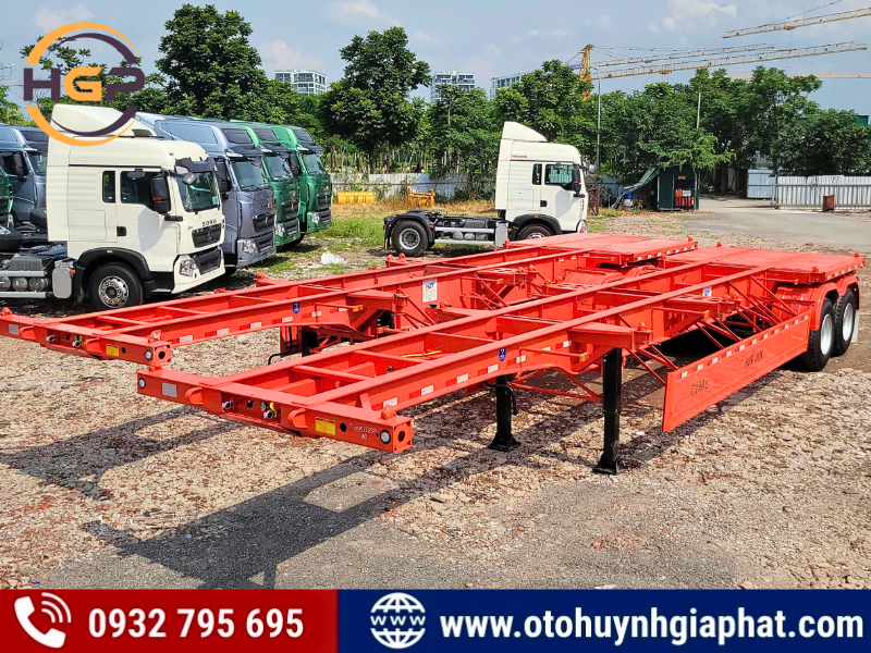 Tối ưu chuyến hàng với Mooc xương Cimc Huajun 2 trục 40 feet 2026