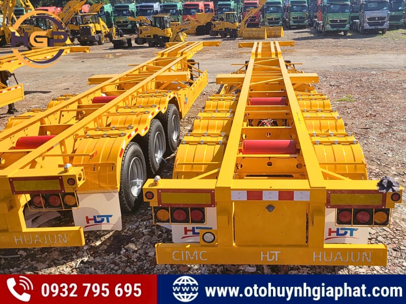Bán mooc cổ cò Cimc Huajun 3 trục 45 feet sản xuất 2026