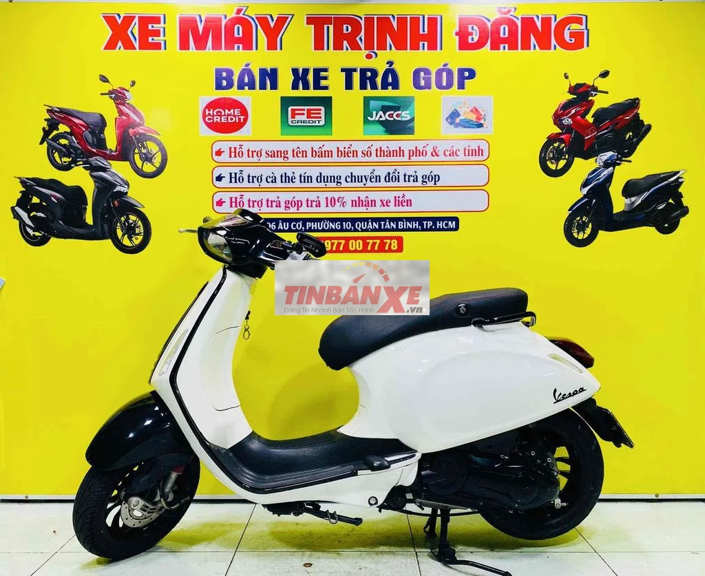 Piaggio vespa Sprint 125 hỗ trợ góp nhận cavet gốc