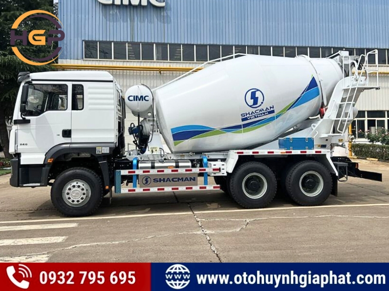 Giải pháp trộn bê tông tiên tiến nhất - Xe bồn Shacman H3000S 10 khối