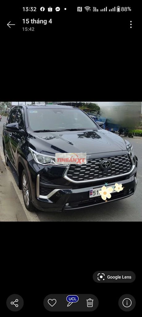 Toyota Innova Cross Hybrid 2024 25100 km xanh Đen