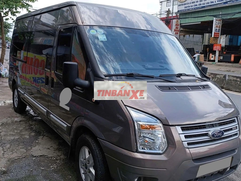Ford Transit 2017 10 chỗ Limousine Luxury Nâu