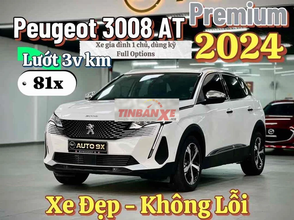 Peugeot 3008 1.6AT Premium 2024 - Xe sang giá tốt
