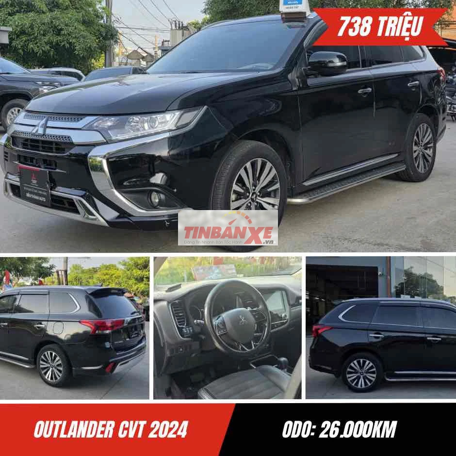 Outlander CVT - 2024 đã đi 26.000km [có trả góp]