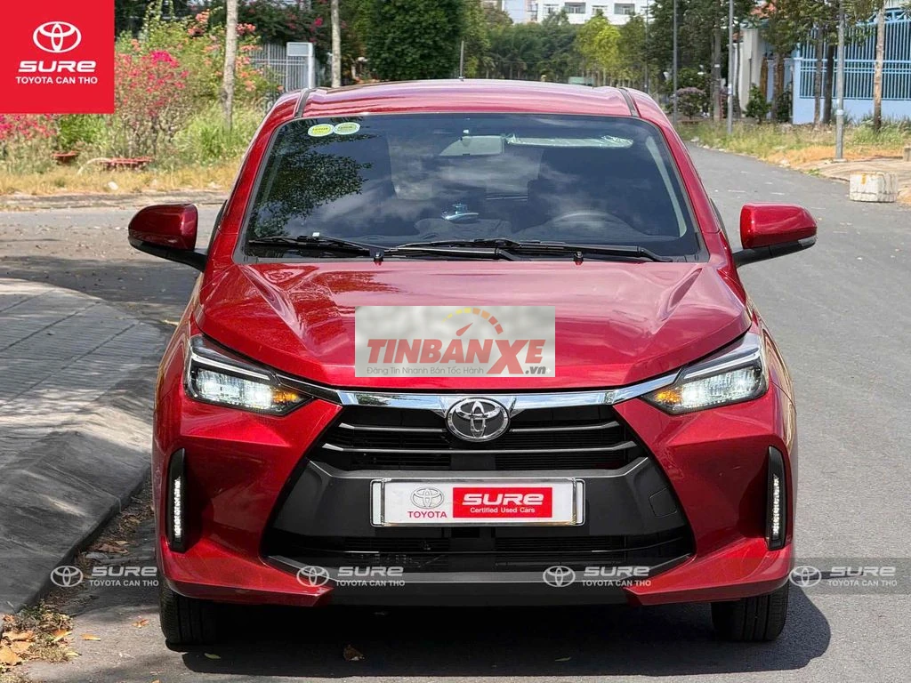Toyota Wigo 2025 1.2G Đỏ 7000 km chính hãng