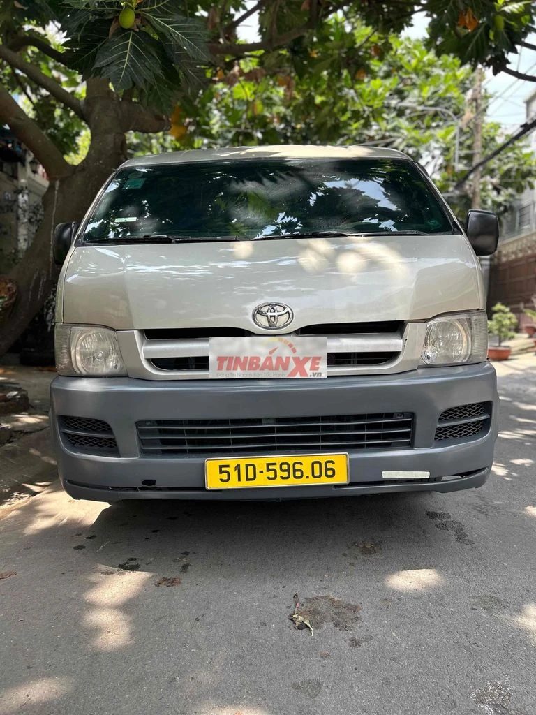Toyota Hiace 2008 máy dầu 3ng 940kg
