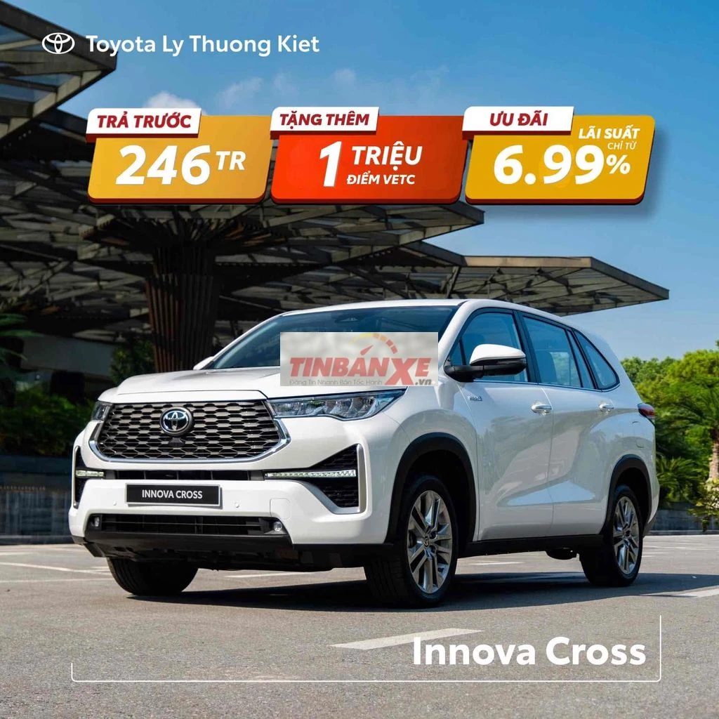 ✅Innova Cross Hybrid, Giảm 25 Triệu, Giao Xe T6