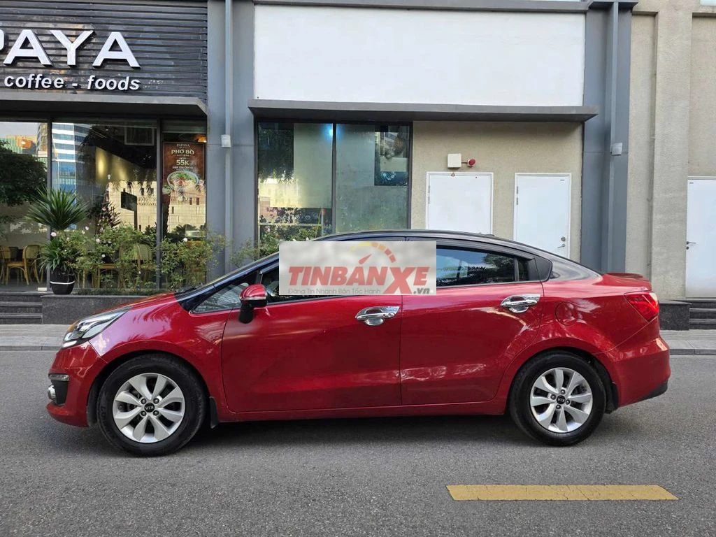 Kia Rio 2016 1.4 Tự động 90000 km Đỏ