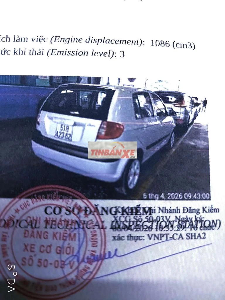 Hyundai Getz 2010 Bạc