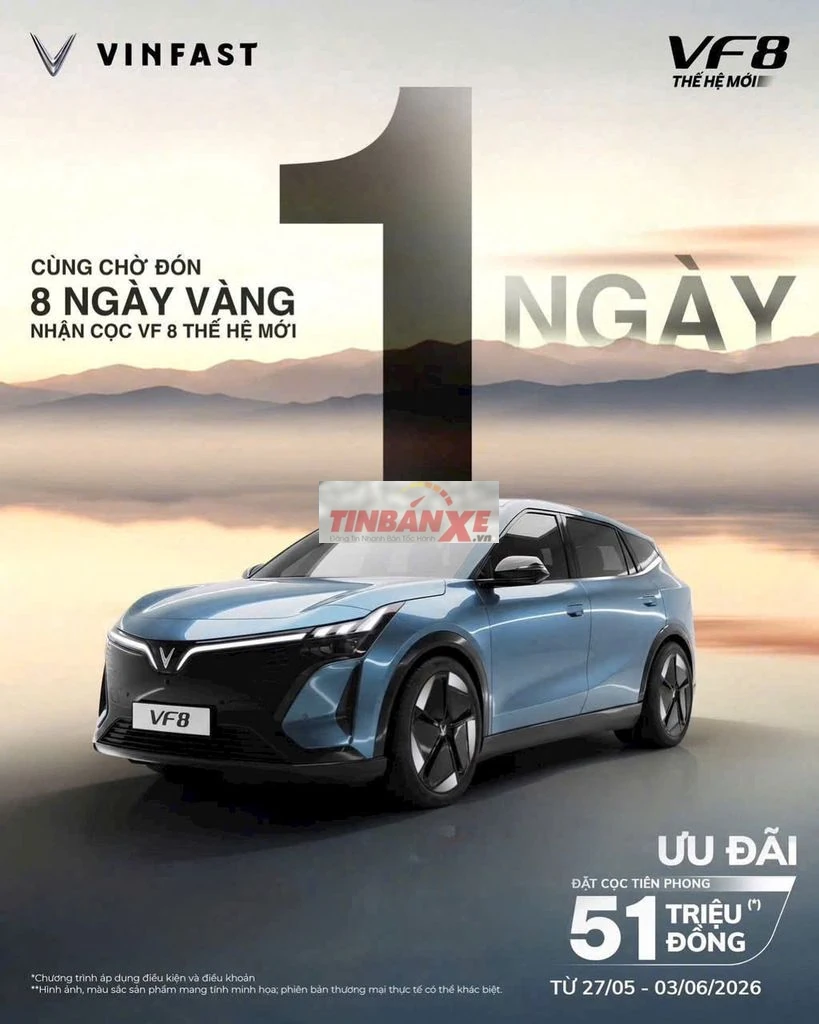 Xe điện VinFast VF 8 All New Chính Thức Mở Cọc
