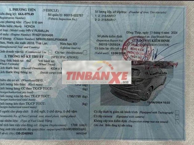 Honda HRV 2018 Bản cao cấp Xanh