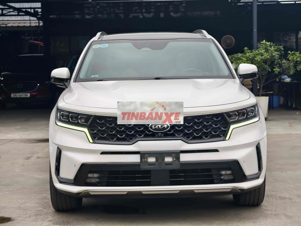 Kia Sorento 2021 máy dầu singnature màu trắng
