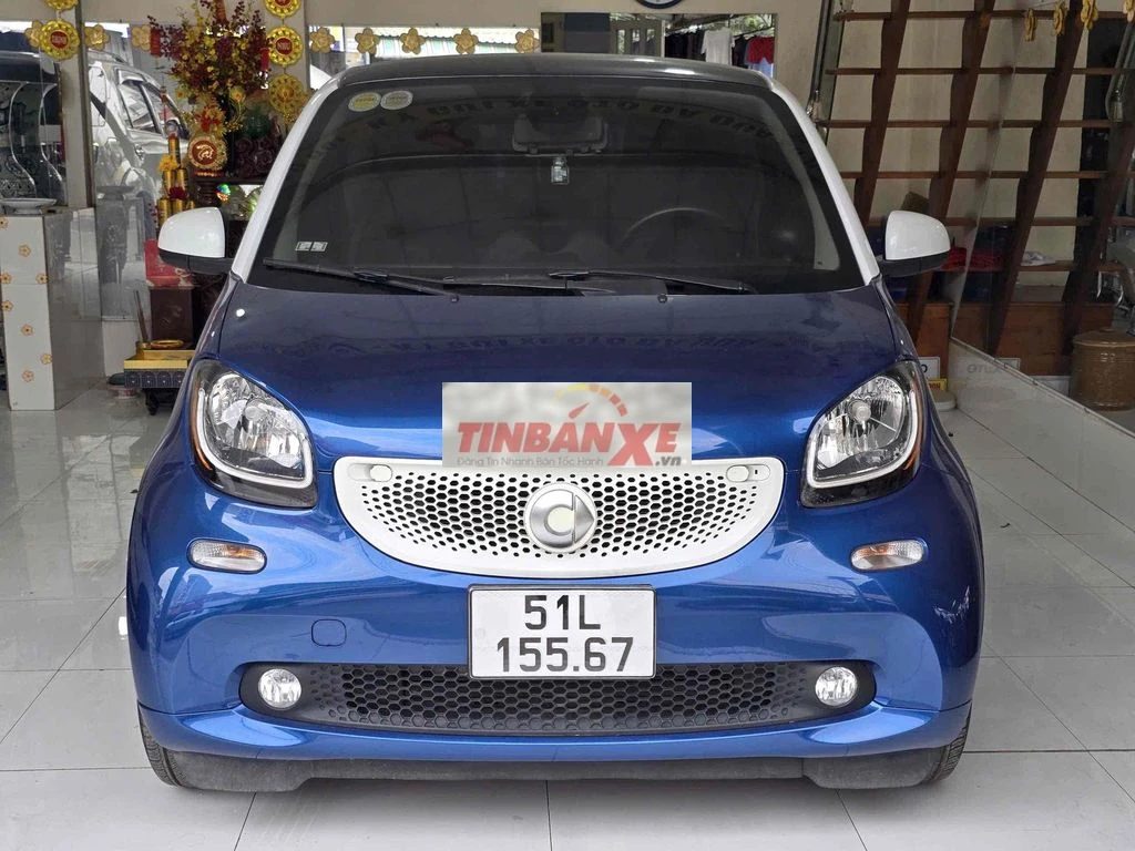 Smart Fortwo 2015 Xanh trắng