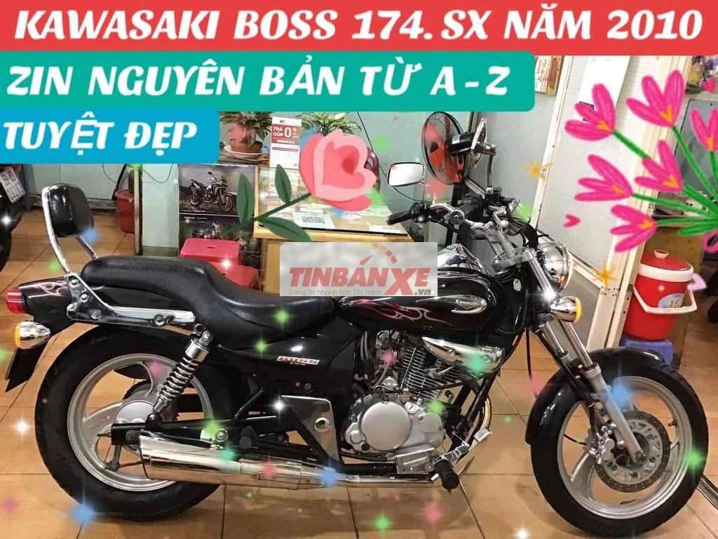 Kawasaki Boss 174.sx 2010,zin 100%.odo 9k .cực đẹp