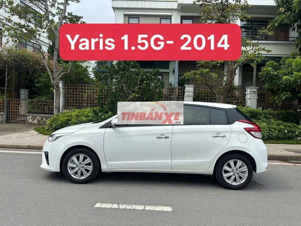Toyota Yaris 1.5G 2014 Trắng 3,5 van