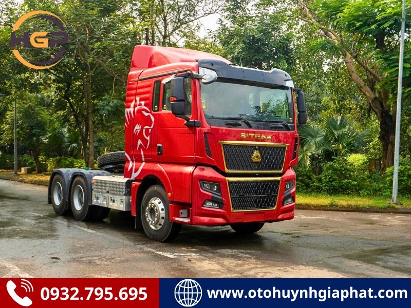 Logistics điện - xe đầu kéo điện Howo sitrak g7x ev 540HP