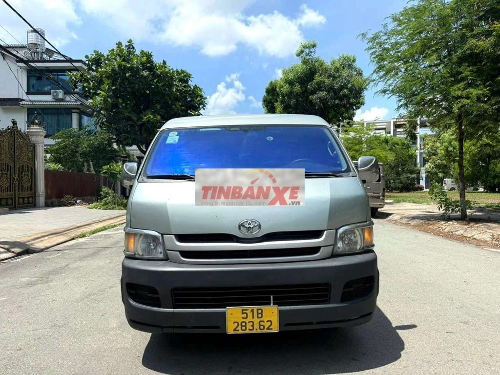Toyota Hiace sx 2008 6 ghế tải 850kg