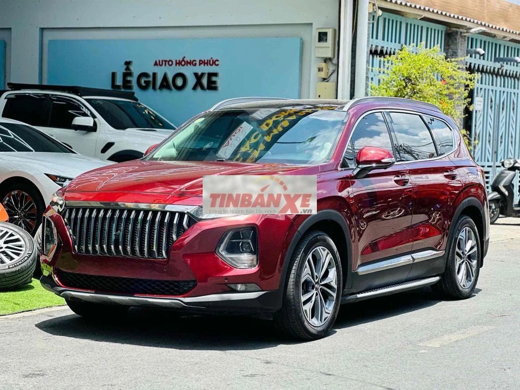 Hyundai Santafe model 2020 Diesel 2.2L Đỏ