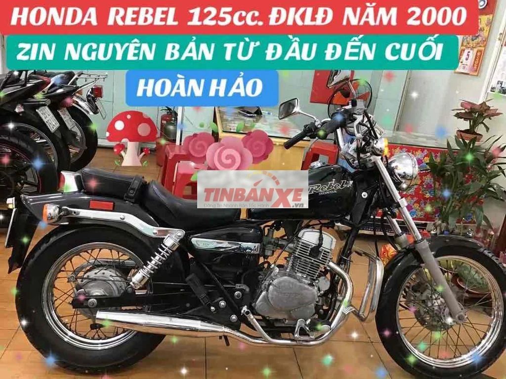 Honda Rebel 125 .đklđ 2000. cực kỳ đẹp. zin từ a-z