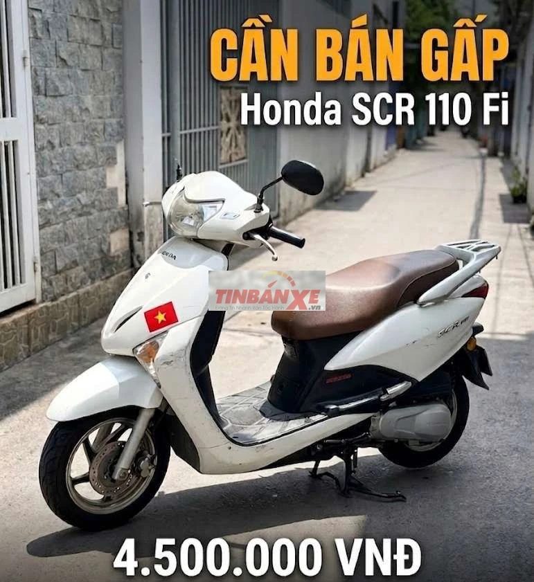 Honda SCR 110 Fi Trắng