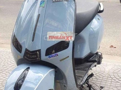 Vespa 50cc Xám Đèn Led 2 tầng