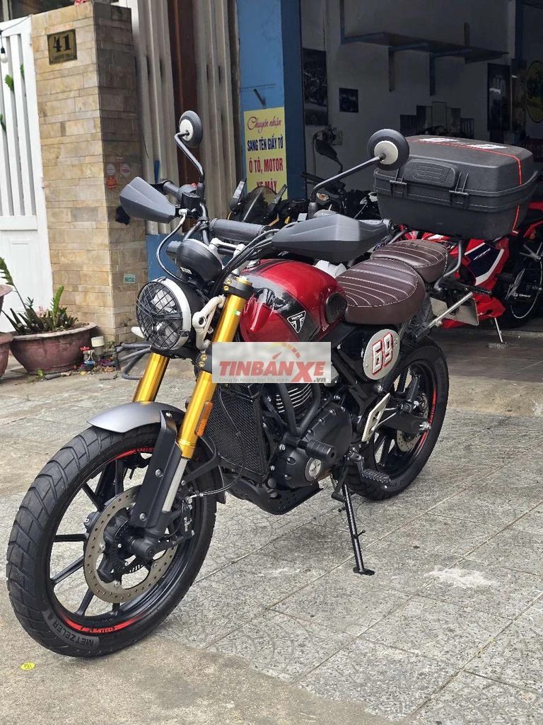 Triumph 400x Scrambler Đỏ 4000km Siêu lướt