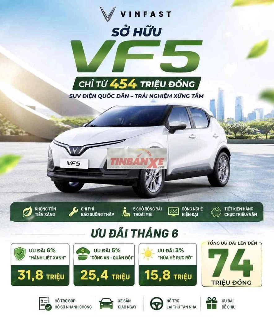 VinFast VF5 SUV Trắng