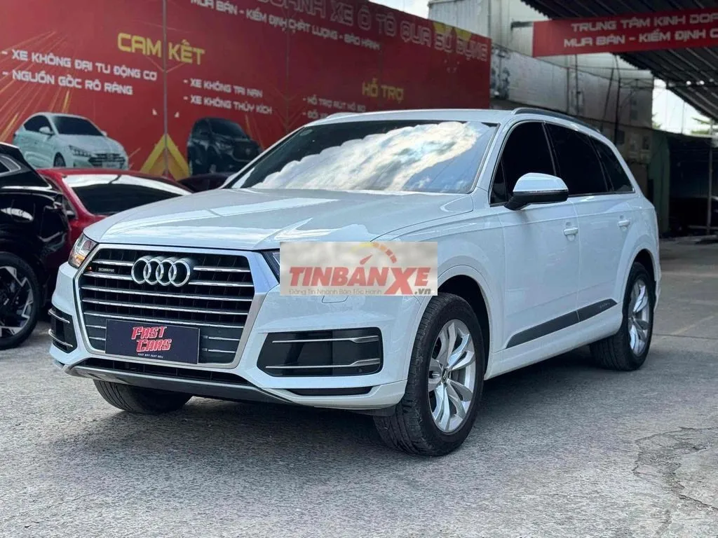 Audi Q7 2018 Trắng 66.000 km chuẩn một chủ từ đầu