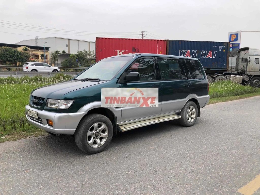 Isuzu 8 chỗ Xanh, Bạc