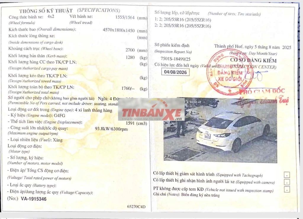 Hyundai Elantra 2016 1.6AT Trắng