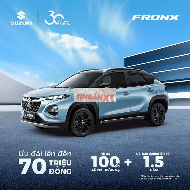 Suzuki Fronx glx plus 2026 ưu đãi tới 30triệu