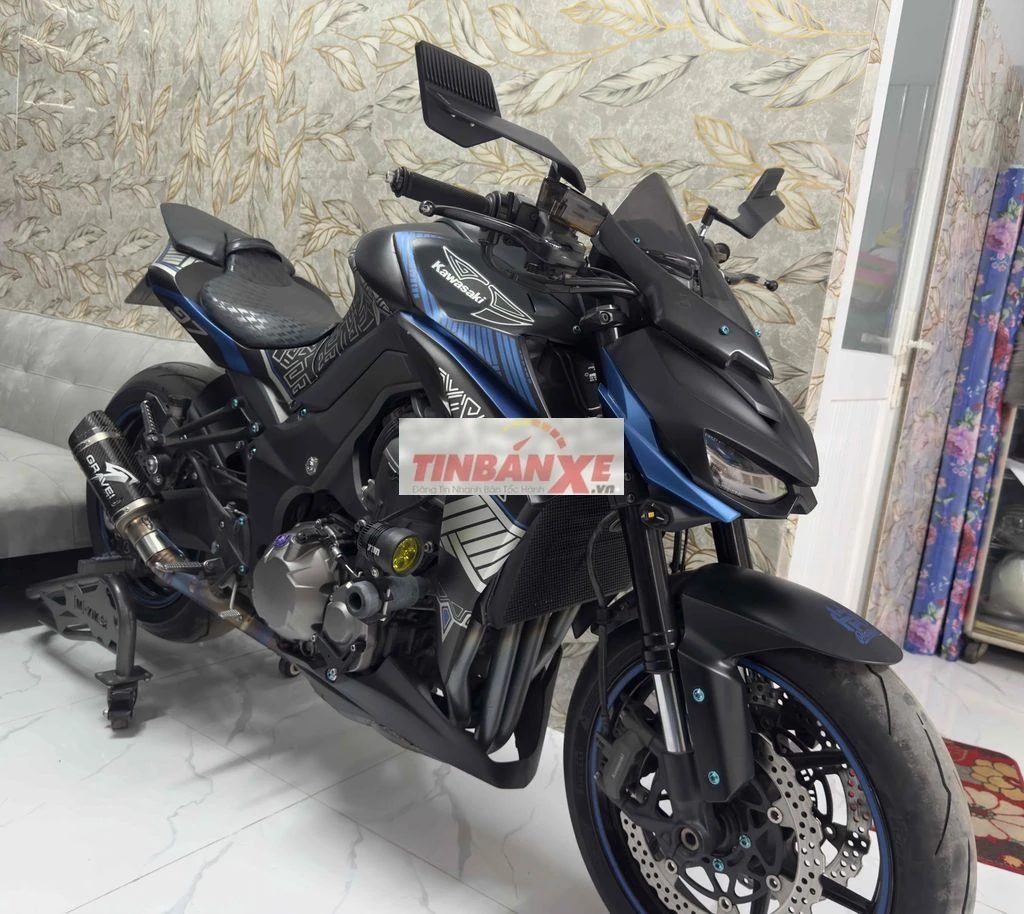 Kawasaki Z1000 2015 ABS Đen xanh