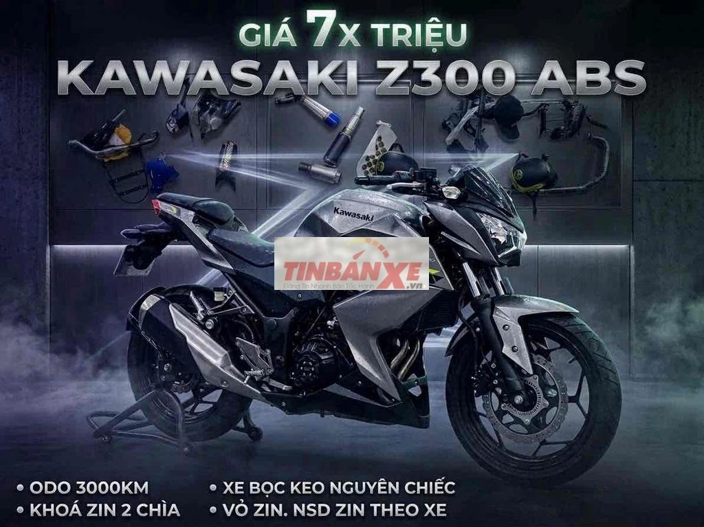 Kawasaki Z300 ABS Xám 3000 km