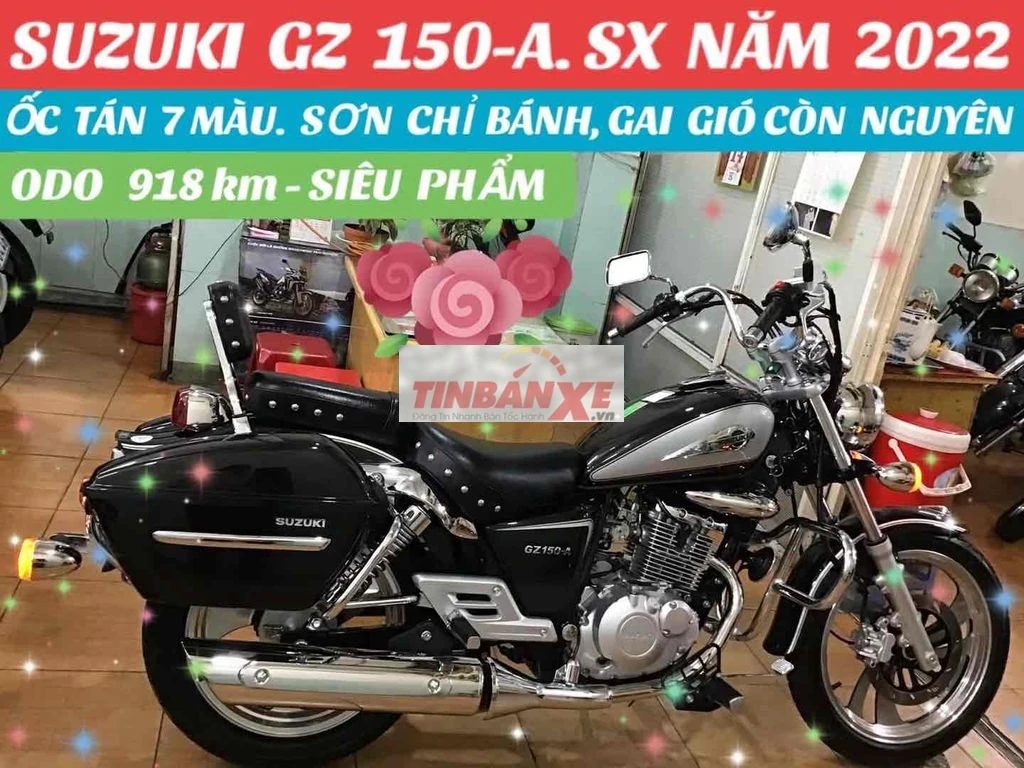 Suzuki Gz 150.sx 2022.odo 918 km.siêu lướt,mới 99%