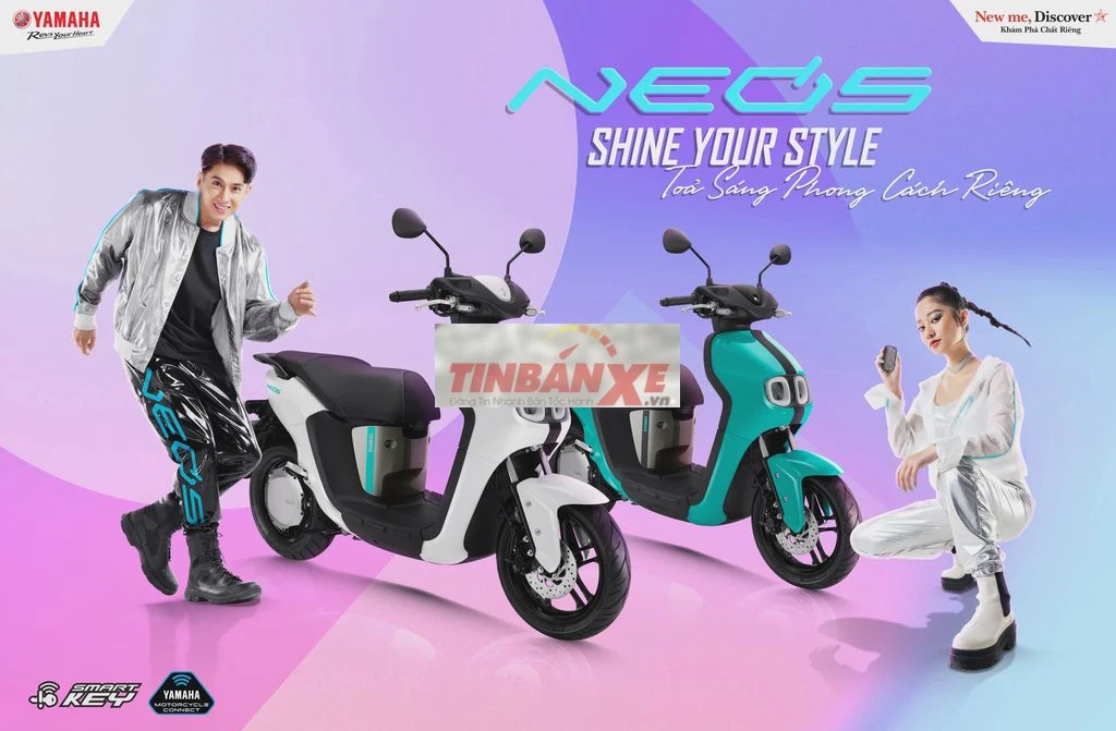 Xe máy điện Yamaha NEOS Trắng